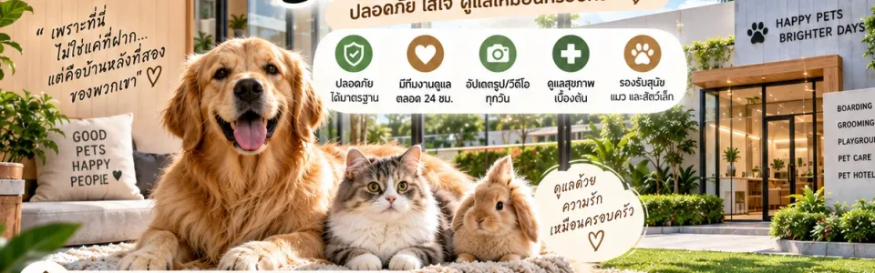 โรงแรมและบริการรับฝากสัตว์เลี้ยง
