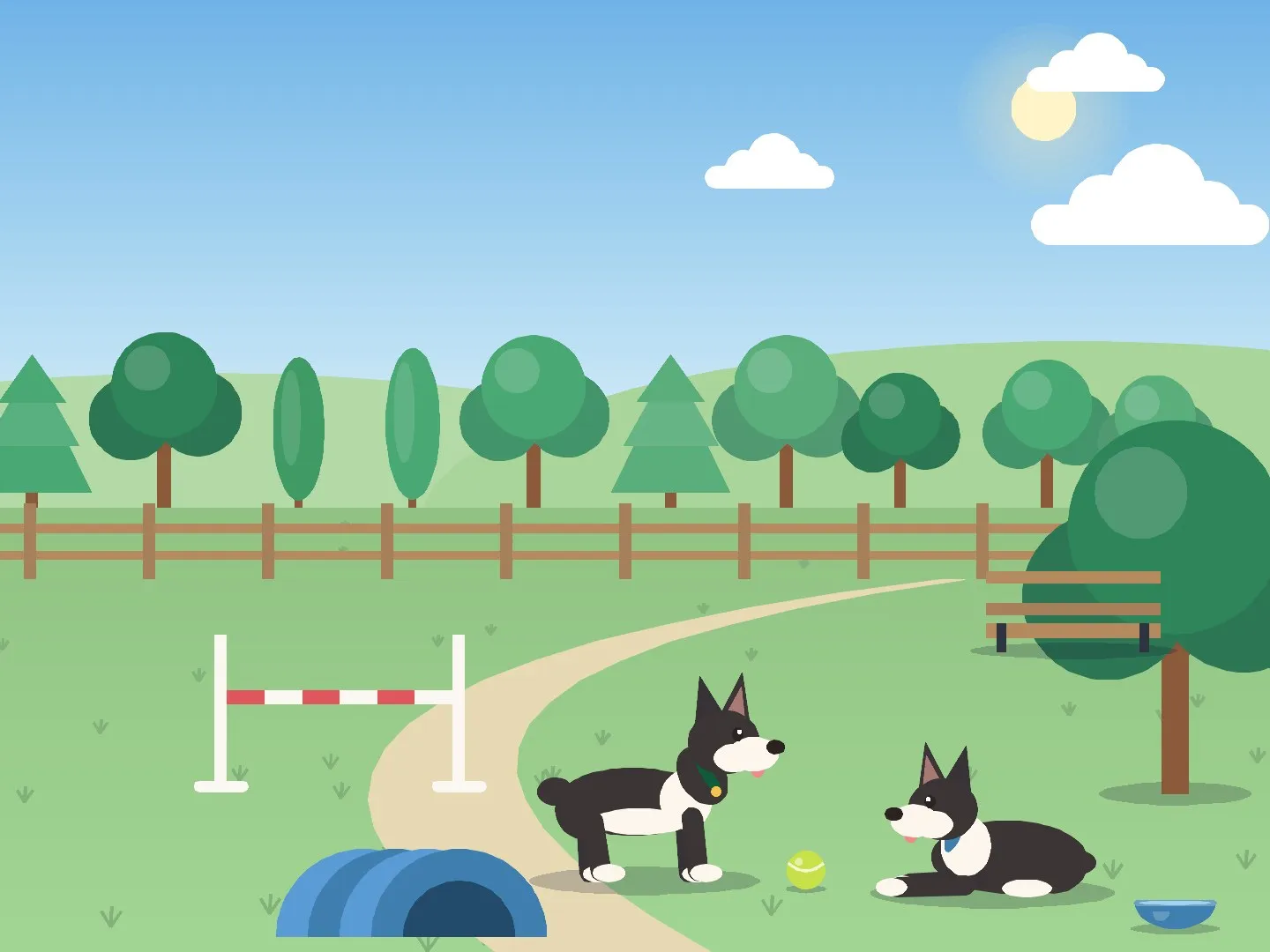 Riverside Dog Run 1
