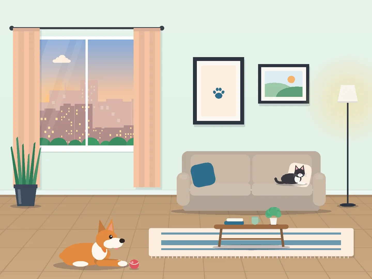 ห้องสวยวิวเมือง แคนวาส ลิฟวิ่ง อนุสาวรีย์ ชั้น 12 1 ห้องนอน รับสัตว์เลี้ยง 1